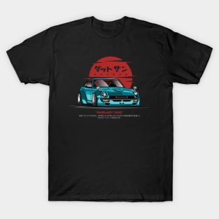 Fairlady 240Z Legend (Blue Satin) T-Shirt